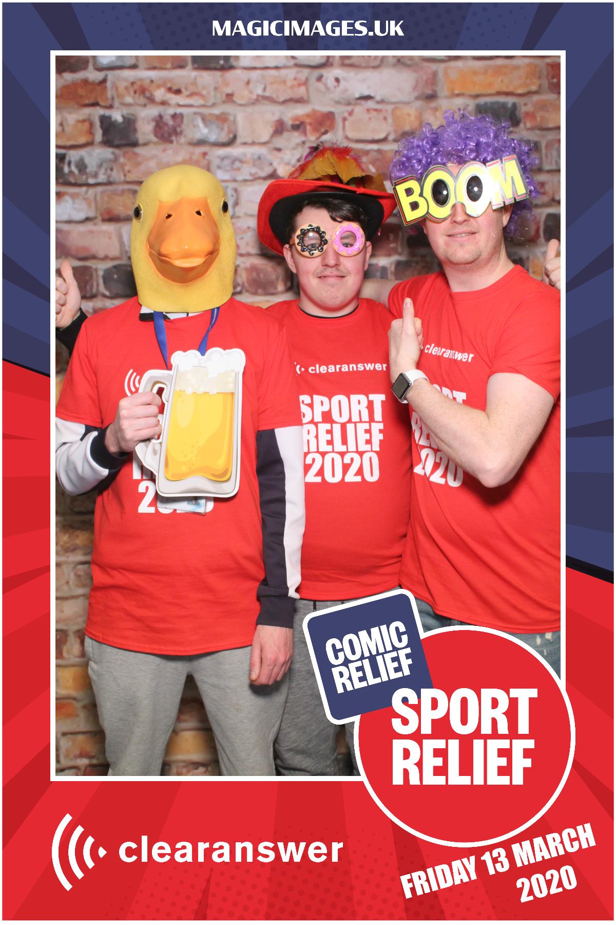 Clear Answer Sport Relief | View more photos from the event at gallery.magicimages.uk/u/MagicImages/Clear-Answer-Sport-Relief